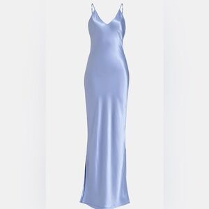 Essential Antwerp Light Blue Maxi-length Slip Dress